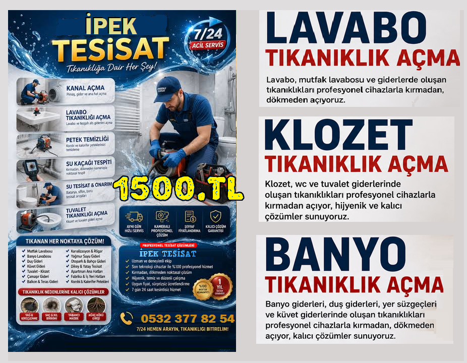 İzmit Balkon Gideri Açma - İzmit Profesyonel Tesisat Hizmetleri